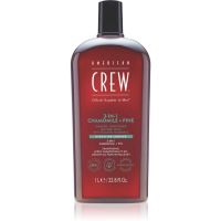 American Crew 3 in 1 Chamimile + Pine 3 az 1 sampon, kondicionáló és tusfürdő uraknak 1000 ml