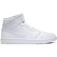 Air Jordan 1 Mid - Pánske - Tenisky Jordan - Biele - 554724-130 - Veľkosť: 50.5