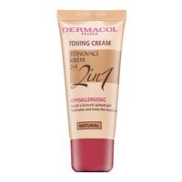 Dermacol Toning Cream 2in1 koloryzująca emulsja nawilżająca do ujednolicenia kolorytu skóry Natural 30 ml