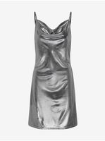 Women's metallic dress in silver color ONLY Melia - Women's