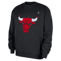 Jordan NBA Chicago Bulls Statement Essentials Fleece Crew-Neck Sweatshirt - Pánske - Mikina Jordan - Čierne - HM7578-010 - Veľkosť: S