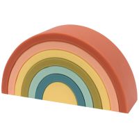 O.B Designs Silicone Rainbow Stacker конструктор-веселка Cherry 10m+ 1 кс