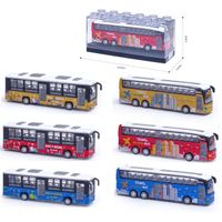 Sparkys Kovový model školního autobusu s otevíracími dveřmi 1:64 školní autobus žlutý