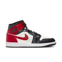 Air Jordan 1 Mid "Sail Gym Red" Wmns - Dámske - Tenisky Jordan - Biele - BQ6472-160 - Veľkosť: 38