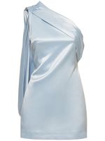 Blake One Shoulder Satin Mini Dress