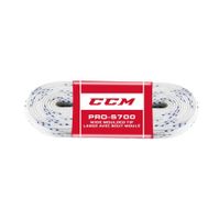 Šnúrky CCM Team Voskované 244cm, biela, 96"