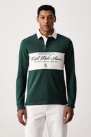 U.S. Polo Assn. mikina pánska bavlnená PREMIUM EMBROIDERY GRAPHIC RUGBY