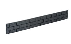 Záhradná palisáda BRICKS 120 x 15 cm, šedá (so spojkou a klincami) MHEU5000164
