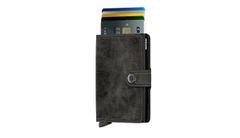 Secrid Miniwallet Vintage Black Unisex - Peňaženka Secrid - Čierna - MV-BLACK-One-size - Size: One size