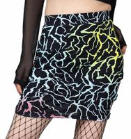spódnica damska KILLSTAR - Connexion Cut-Out - Black XXL