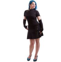 sukně dámská NECESSARY EVIL - Safety - Black - MS902 XS