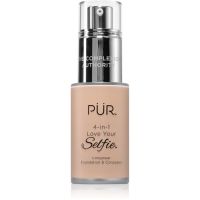 PÜR Cosmetics 4-in-1 Love Your Selfie puder in korektor 2 v 1 odtenek MN1 30 ml