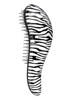 Detangler kartáč na vlasy zebra bílý