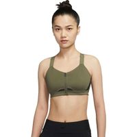 Nike NK DF ALPHAS HS FRONT ZIP B Дамски спортен сутиен, khaki, размер