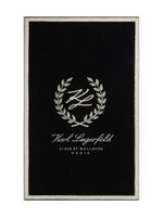 Karl Lagerfeld Ručnik za plažu  crna / biserno bijela