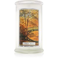 Kringle Candle Amber Wood ароматна свещ 624 гр.