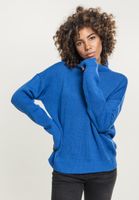 Golf damski oversize w jasnoniebieskim kolorze