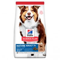 Hill's Science Plan Canine Mature Adult 7+ Medium Lamb & Rice 14kg