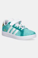 adidas sneakers pentru copii GRAND COURT 2.0 JASMINE culoarea turcoaz, JR4919