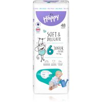 BELLA Baby Happy Soft&Delicate Size 6 Junior Extra plenice za enkratno uporabo 15+ kg 48 kos