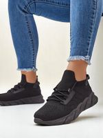 Resti Sznurowane damskie materiałowe buty sportowe Amaney
