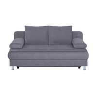 P & B ROZKLADACIA POHOVKA, textil, sivohnedá