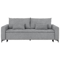 Carryhome POHOVKA, dřevo, kov, textil, šedá