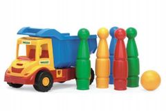 Auto multitruck s kolkami plast 37cm v sieťke 12m+ Wader - výber 2 farby