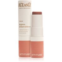 Attitude Oceanly Plastic Free Makeup błyszczyk do ust o działaniu nawilżającym odcień Ginger 3.4 g