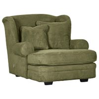 Ambia Home XXL KRESLO, textil, olivovozelená