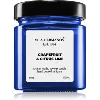 Vila Hermanos Apothecary Cobalt Blue Grapefruit & Citrus Lime Duftkerze 150 g