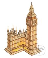 Svítící Big Ben (3D dřevěné puzzle) - puzzle z kategorie 3D puzzle