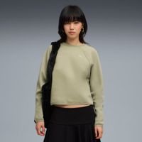 PUMA Evostripe Comfort Short Sweatshirt Damen, Accessoires, Grün, L