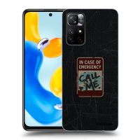 Silikónový čierny obal pre Xiaomi Redmi Note 11S 5G - EMERGENCY