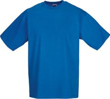 Měkčené 100% bavlněné tričko Russell 180 g/m Barva: modrá carolina, Velikost: S Z180