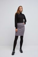 Marisse Spódnica ołówkowa z połyskującą nitką Z-SC-3605 GRAPHITE