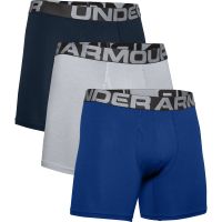 Under Armour Charged Cotton 6In 3 Pack Royal S