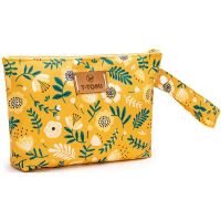 T-TOMI Small Baggie potovalna torba Mustard flowers 18x24 cm