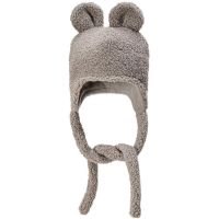 T-TOMI TEDDY Cap Grey kapa 9-12 months (44-48 cm) 1 kos