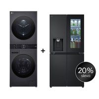 SET - LG WashTower WT1210BBF + Chladnička InstaView™ GMG860EPBE