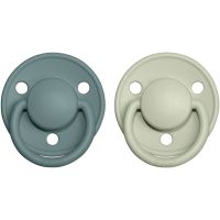 BIBS De Lux Natural Rubber Size 2: 6+ months пустушка 2 кс