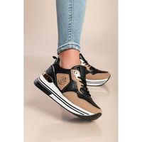 Fashion Sneaker Mit Dekorativem Detail, Schwarz