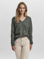 Vero Moda Crewlefile Džemper zelena