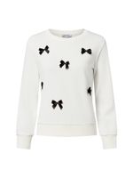 MORE & MORE Sweater majica  crna / bijela
