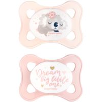 canpol babies Sleepy koala 0-2m πιπίλα Pink 2 τμχ