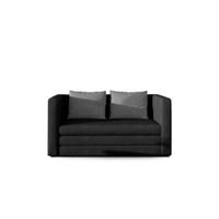 MID.YOU ROZKLADACIA POHOVKA, textil, sivá, čierna