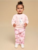 Sinsay - Bluza z nadrukiem - różowy