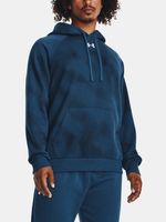 Under Armour UA Rival Fleece Printed HD Sweatshirt Blau