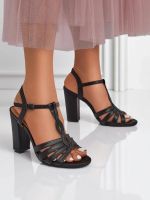 Resti Sandałki damskie na słupku Daffi Elegance