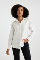 DEFACTO Oversize Fit Oxford Long Sleeve Shirt